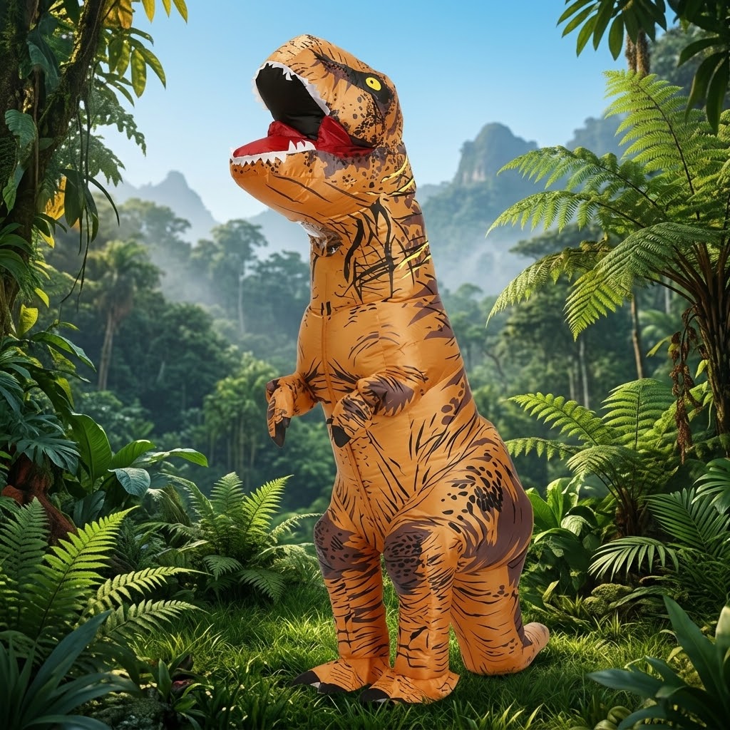 Fantasia Inflável de Dinossauro