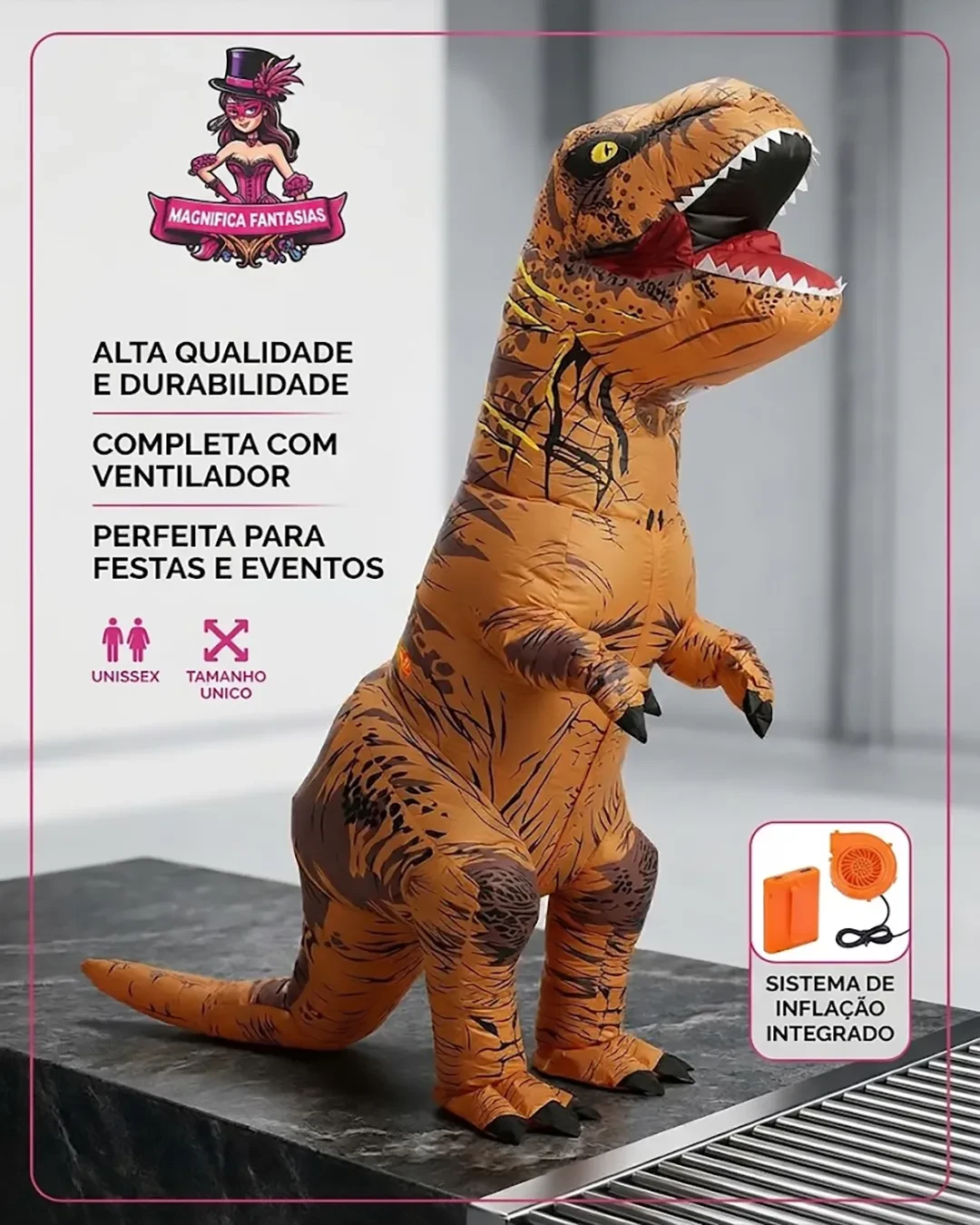 T-Rex Inflável
